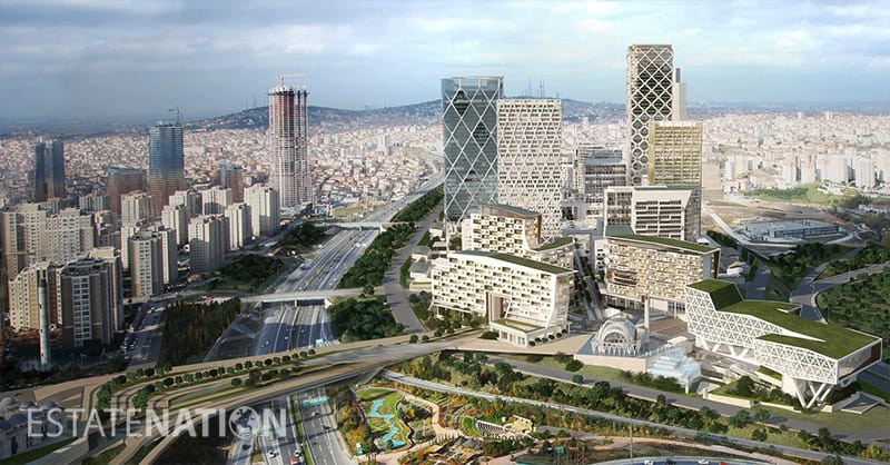 The New International Financial District in Istanbul